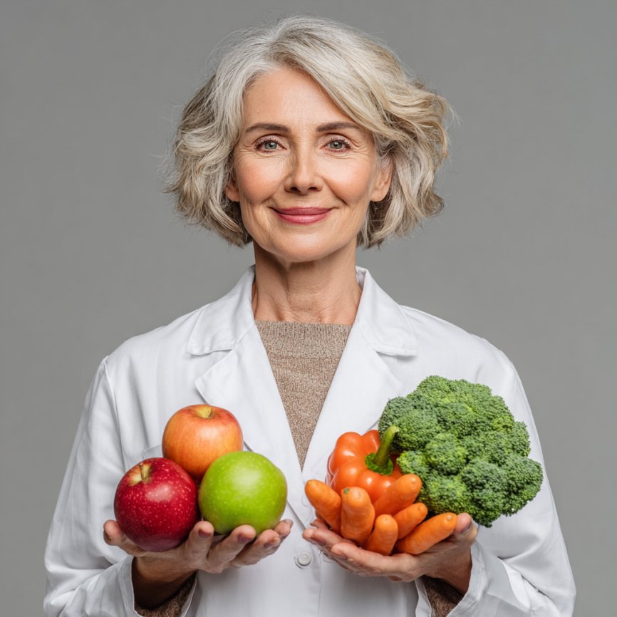 Нутриціолог консультує літню пару